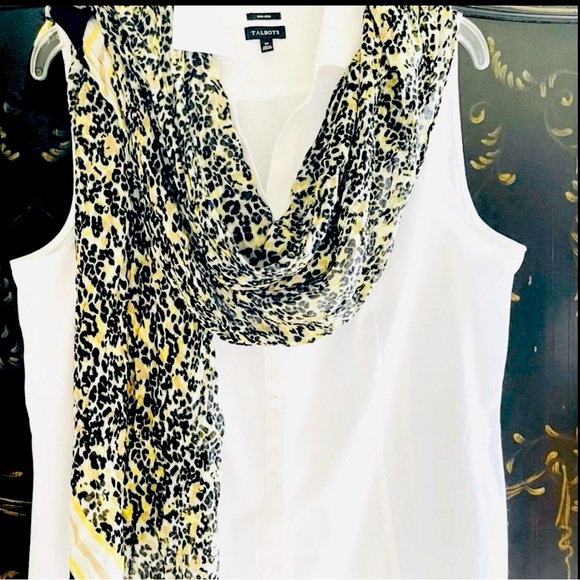 TALBOTS SCARVE - 27” X 70” - Picture 3 of 4